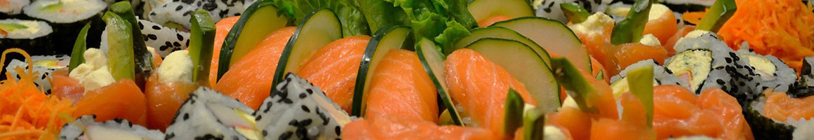 Eating Japanese Sushi at Little Tokyo Sushi & Grill restaurant in Alpharetta, GA.
